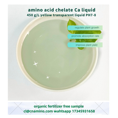 Ca Mg Zn Organic Liquid Amino Acid Fertilizer No Chlorine Salt For Green Foods
