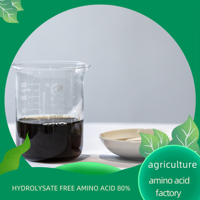 Organic Nitrogen Fertilizer Free Amino Acid S80% Hydrolyzed Protein Based Free Chlorides