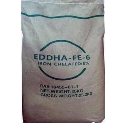 Water Soluble Organic Iron Chelated Fertilizer EDDHA Fe 6% Ortho-Ortho 4.8